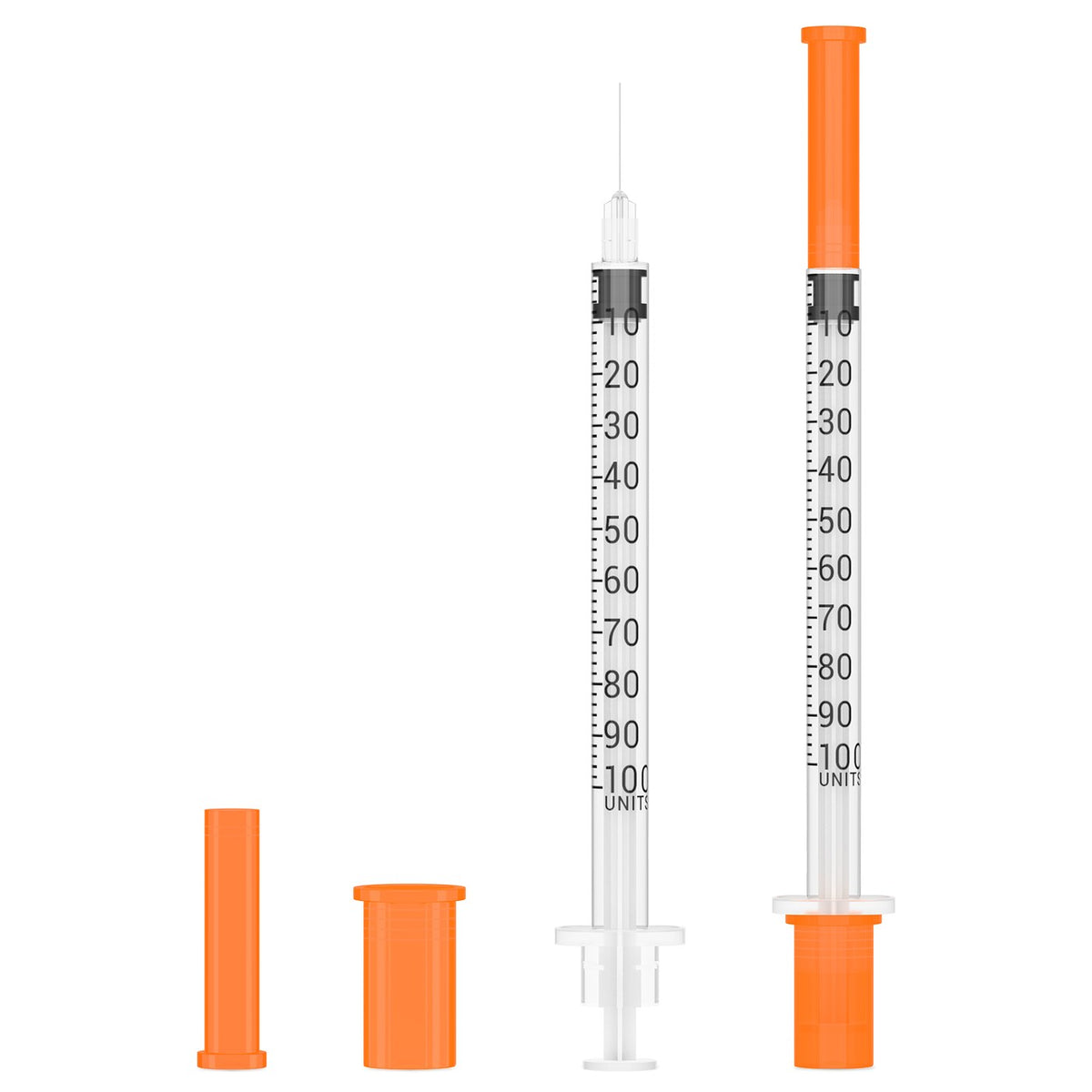 HENDARI 1 mL syringe with needle and protective cap